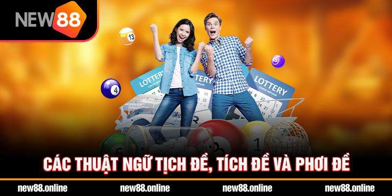 Các thuật ngữ tịch đề, tích đề và phơi đề