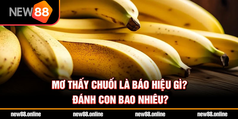 Mơ thấy chuối là báo hiệu gì? Đánh con bao nhiêu?